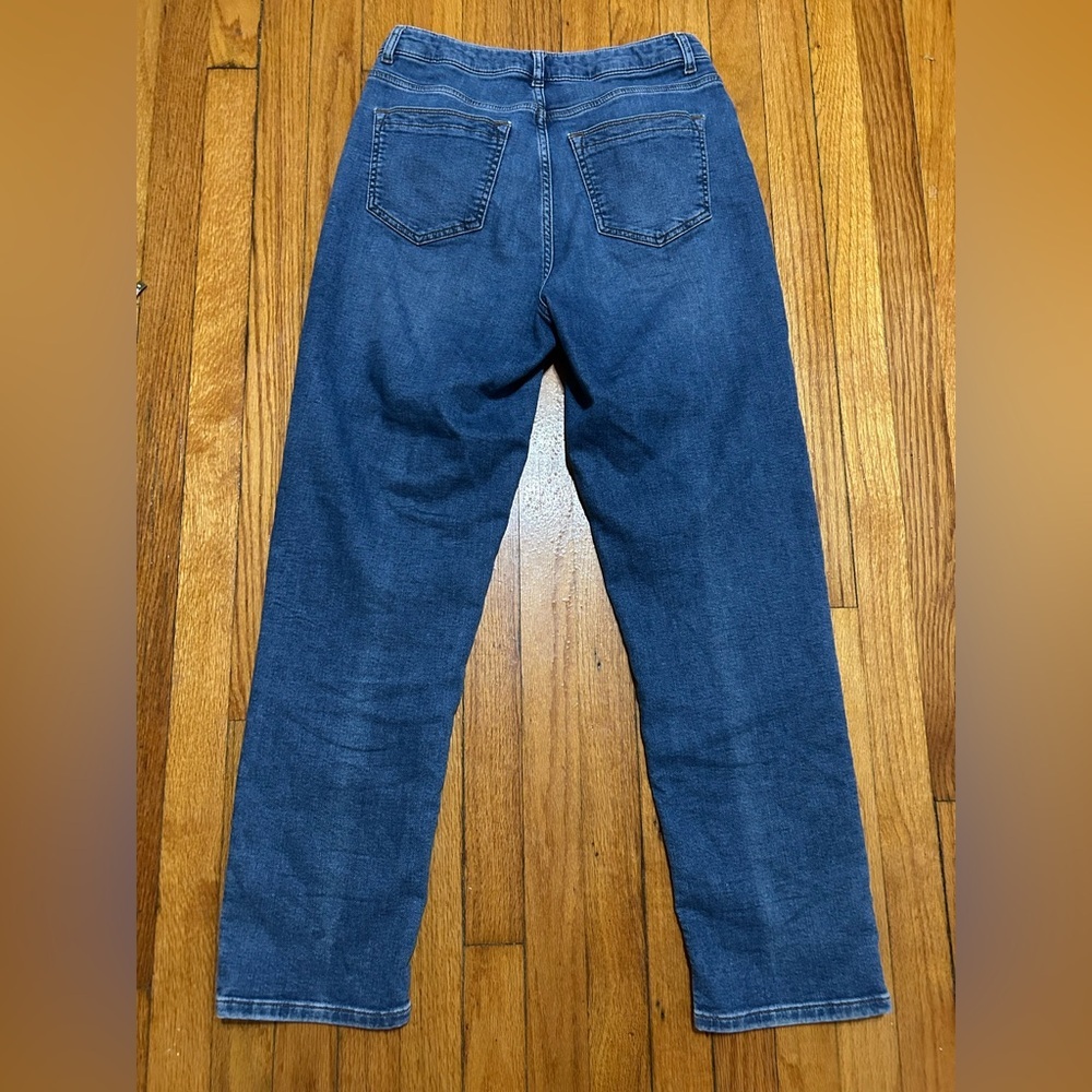 FAHERTY BAY STRAIGHT HIGH RISE LEG JEANS HIGH WAIST POCKETS SZ SMALL - Picture 9 of 10